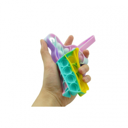 Jucarie antistres din silicon, Pop it Now and Flip It, Unicorn, Multicolor, Model 3 [4]