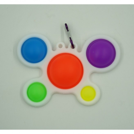Jucarie Antistres Flippy - Fidget Toy, Simple Dimple, Crab, Multicolor [1]
