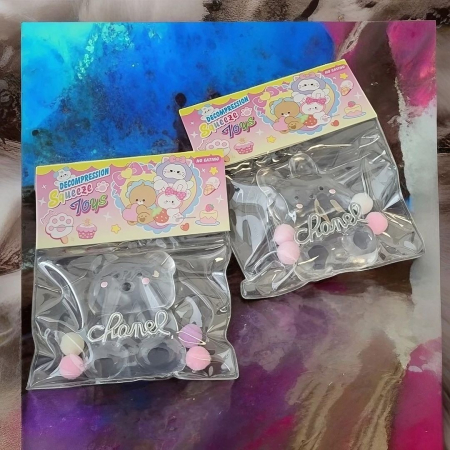 Jucarie Antistres Squishy, Flippy, cu Revenire Lenta, Squeeze Pinch, Family Model Animalute, Ambalaj Transparent [2]