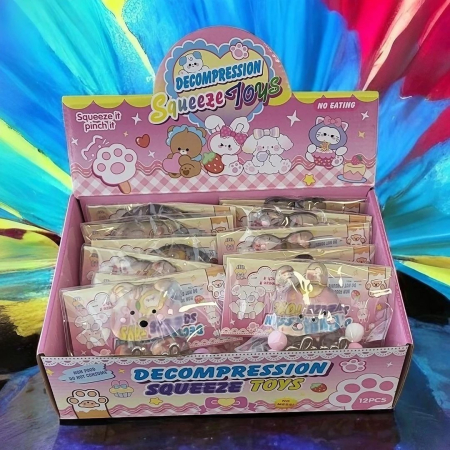 Jucarie Antistres Squishy, Flippy, cu Revenire Lenta, Squeeze Pinch, Family Model Animalute, Ambalaj Transparent [1]