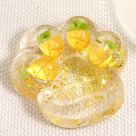 Jucarie Antistres Squishy, Flippy, Labuta de Pisica Squeeze Toys, cu Revenire Lenta, 7.5 cm, Model 270525, Multicolor [1]