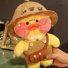 Jucarie de plus Ratusca Lalafanfan Flippy, Haine si Accesorii Random, Galben [3]