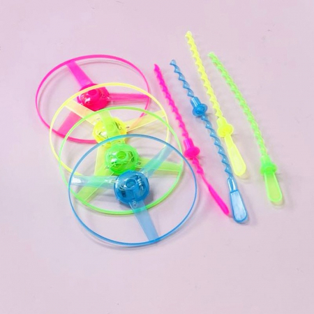 Jucarie Disc Zburator, Flippy, cu Lumini, Manual, din ABS, +14 Ani, Galben [4]