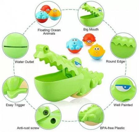 Jucarie distractiva de baie Huanger, Gura crocodilului [3]