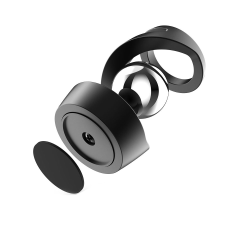 Jucarie Fidget pentru Adulti, Flippy, Giroscop Levitant de Birou, Jucarie Anti-Stres pentru Adulti, Spinner Flotant cu Iluzie Optica Hipnotica, 65x42x42 mm, 145 gr, Negru [4]