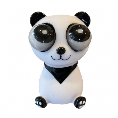 Sub 99 Lei - Jucarie interactiva antistres Flippy, squeeze eye-popping panda, multicolor