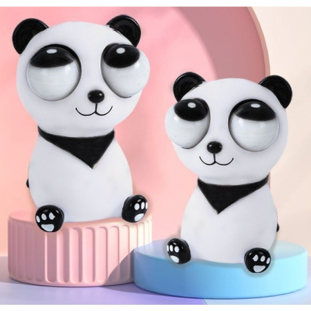 Jucarie interactiva antistres Flippy, squeeze eye-popping panda, multicolor [3]