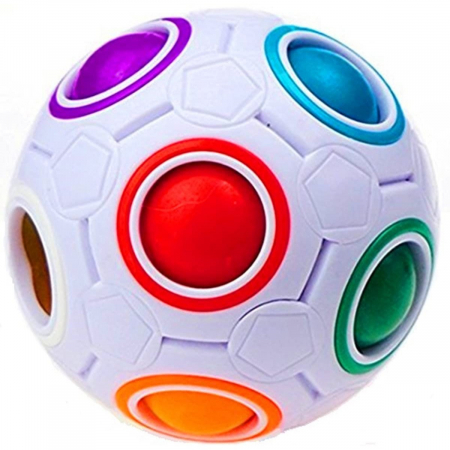 Jucarii, Copii & Bebe - Jucarie interactiva antistres minge, multicolor, + 3 ani
