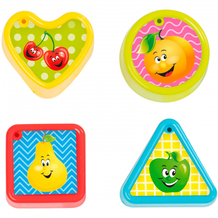 Jucarie interactiva bebe, Oala magica de gatit cu forme, sunete si lumini, Albastra [3]