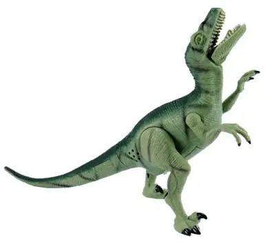 Jucarie interactiva dinozaur cu lumini si sunete Velociraptor, 22 cm [1]