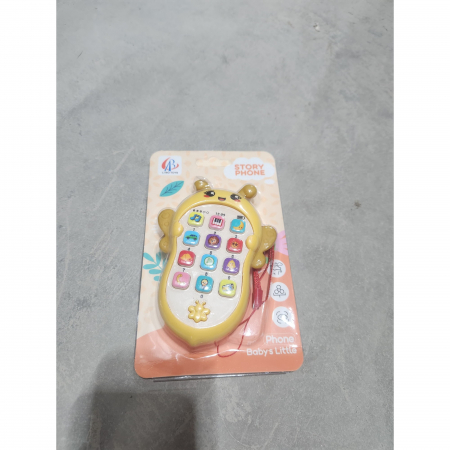 Jucarii, Copii & Bebe - Jucarie Interactiva, Flippy, Telefon Inteligent, Model Albinuta, Functii Educative, Muzicale si Voce, 4-6 ani, 19 x 11.5 cm, din Plastic, Galben
