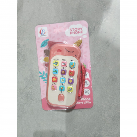 Sub 99 Lei - Jucarie Interactiva, Flippy, Telefon Inteligent, Model Unicorn, Functii Educative, Muzicale si Voce, 4-6 ani, 19 x 11.5 cm, din Plastic, Roz