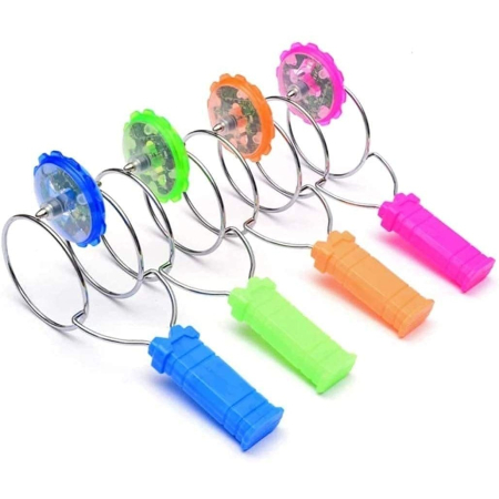 Jucarie Interactiva, Flippy, Titirez Magnetic, cu Led, 19.8 x 5 cm, Portocaliu [6]