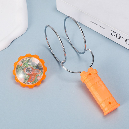 Jucarie Interactiva, Flippy, Titirez Magnetic, cu Led, 19.8 x 5 cm, Portocaliu [1]