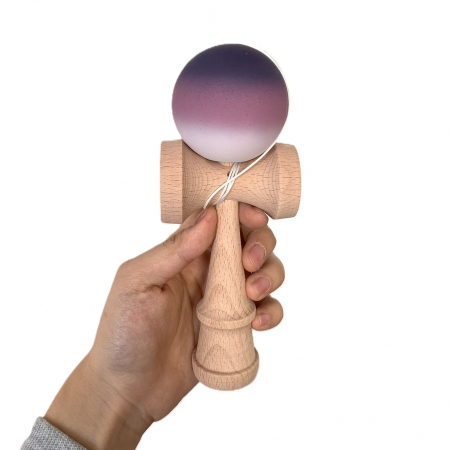 *LICHIDARE STOC* Kendama X Originala, Profesionala, Flippy, din Lemn, Rubber Grip, 18 cm, Negru/Maro/Alb [1]