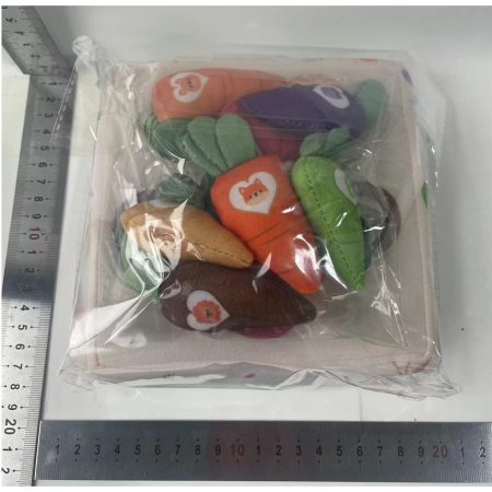 Jucarie Interactiva Montessori, pentru Copii, de Sortat pe Culori, Flippy, 9 Morcovi si Suport, Multicolor [8]