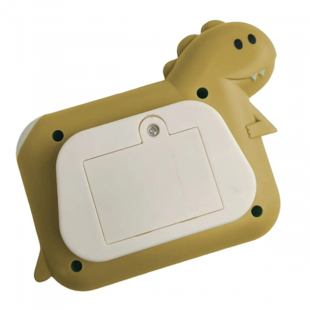 Jucarie Interactiva Pop It Whack A Mole, Flippy, Tip Consola, Anti-Stres, 4 Moduri de Joc, din ABS si Silicon, +3 Ani, Model Dinozaur, Galben [3]