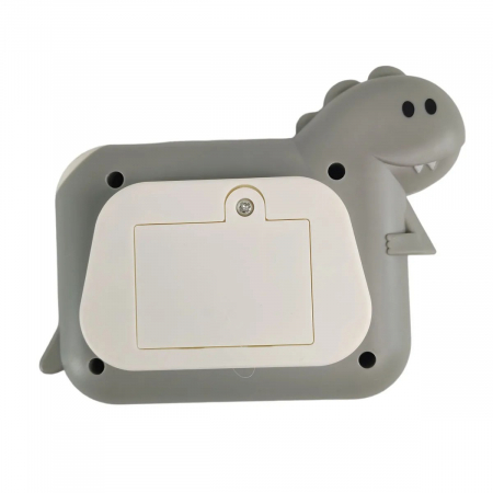 Jucarie Interactiva Pop It Whack A Mole, Flippy, Tip Consola, Anti-Stres, 4 Moduri de Joc, din ABS si Silicon, +3 Ani, Model Dinozaur, Gri [2]