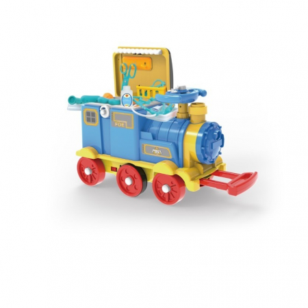 Jucarii, Copii & Bebe - Jucarie locomotiva cu telecomanda si set prim ajutor