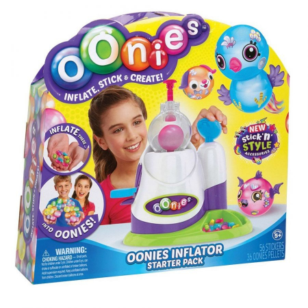 Articole petrecere - Jucarie magica Bobo Sticky Oonies pentru umflat baloane, 32 baloane si 42 de accesorii incluse, multicolor