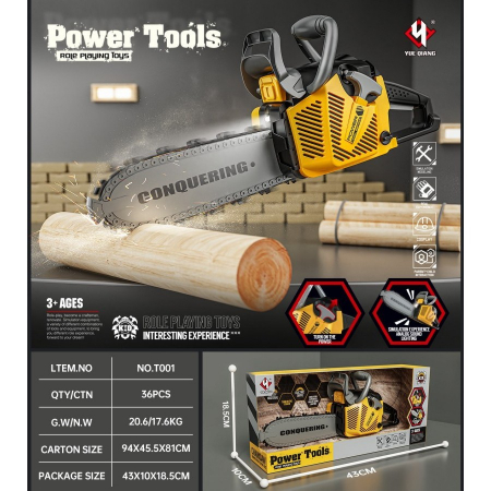 Sub 99 Lei - Jucarie Fierastrau Electric pentru Copii, Flippy, cu Sunete și Lumini, Joc de Rol Interactiv, +3 Ani, 43 x 10 x 18.5 cm, Portocaliu