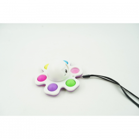 Jucarie Pop It, Flippy, Fidget Toy, antistres, senzoriala,Alb [4]