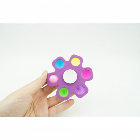 Jucarie Pop It, Flippy, Fidget Toy, antistres, senzoriala, Mov [3]