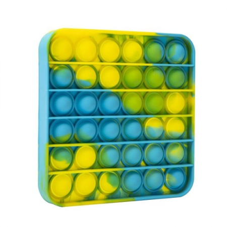 Jucarie Pop it Now &amp;amp; Flip it, Push Bubble Patrat Multicolor Model 5 [5]