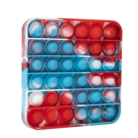 Jucarie Pop it Now &amp;amp; Flip it, Push Bubble Patrat Multicolor Model 5 [2]