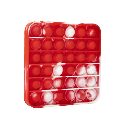 Jucarie Pop it Now &amp;amp; Flip it, Push Bubble Patrat Multicolor Model 5 [3]