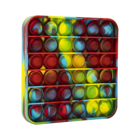 Jucarie Pop it Now &amp;amp; Flip it, Push Bubble Patrat Multicolor Model 5 [4]