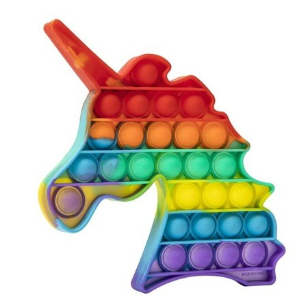 Sub 99 Lei - Jucarie Pop it Now &amp;amp; Flip it, Push Bubble Unicorn Multicolor Model 5