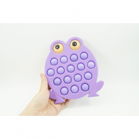Jucarie senzoriala antistres, Simple Dimple, Broasca, Mov [4]