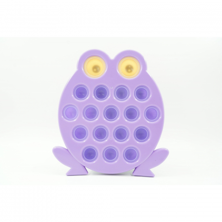 Jucarie senzoriala antistres, Simple Dimple, Broasca, Mov [2]