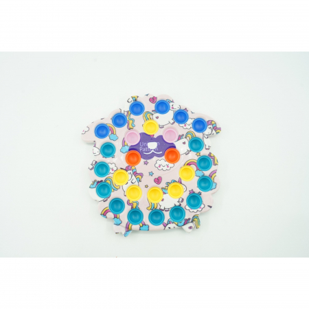 Jucarie senzoriala antistres, Simple Dimple, Oaie, Multicolor, V4 [1]