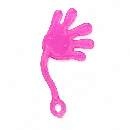 Jucarii, Copii & Bebe - Jucarie Senzoriala Elastica, Flippy, Model Brat Elastic, Jucarie de Indemanare si Distractie pentru Copii, 1 Bucata, Tactila pentru Copii, 20 x 7 cm, Mov