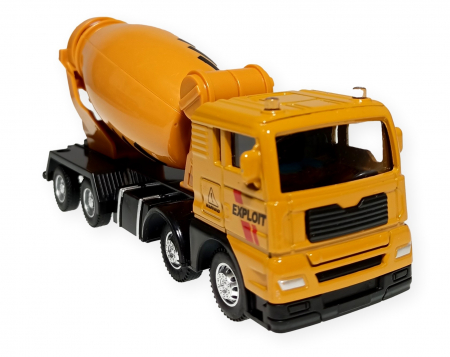 Jucarie Vehicul utilitar metalic - Utilaj de constructie Betoniera, 20cm [1]