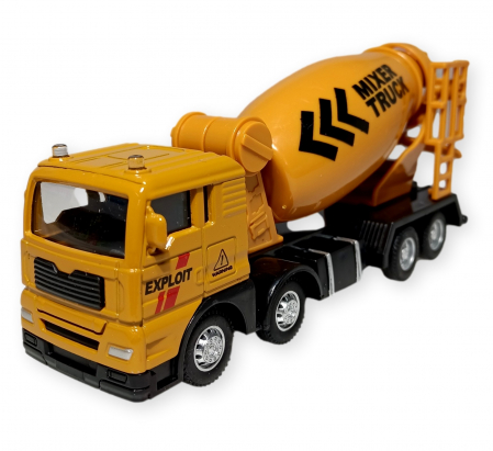 Masinute - Vehicule - Jucarie Vehicul utilitar metalic - Utilaj de constructie Betoniera, 20cm