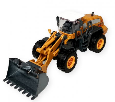 Jucarie Vehicul utilitar metalic - Utilaj de constructie Buldoexcavator [0]