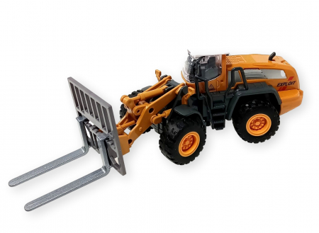 Jucarie Vehicul utilitar metalic - Utilaj de constructie Forklift [2]