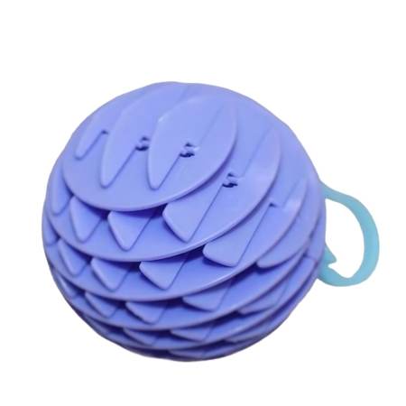 Jucarii, Copii & Bebe - Jucarie Worm Fidget de Decompresie, Flippy, Anti Stres, Dimensiune Compacta 6 cm, Dimensiune Extinsa 15.5 cm, Albastru eschis