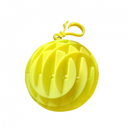 Jucarii, Copii & Bebe - Jucarie Worm Fidget de Decompresie, Flippy, Anti Stres, Dimensiune Compacta 6 cm, Dimensiune Extinsa 15.5 cm, Galben