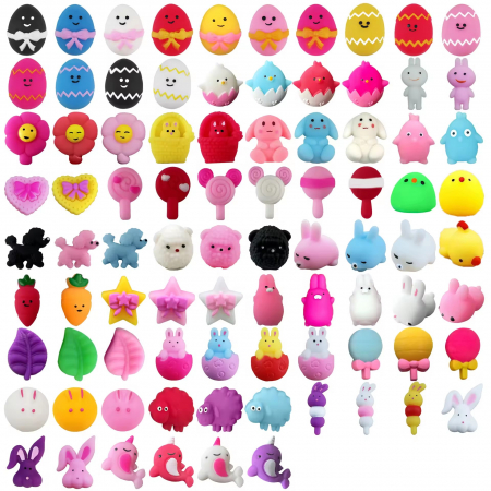 Jucarii, Copii & Bebe - Jucarii Senzoriale Fidget Toy Squishy, Flippy, Anti-Stres, +3 Ani. Model Tematic Paste, Multicolor