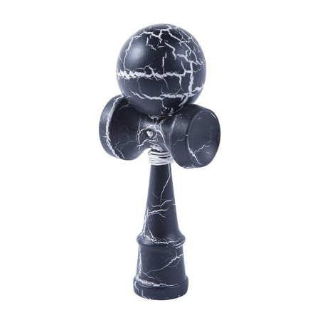 Kendama - Kendama Ball Full Crack Alb Lemn Fag Negru