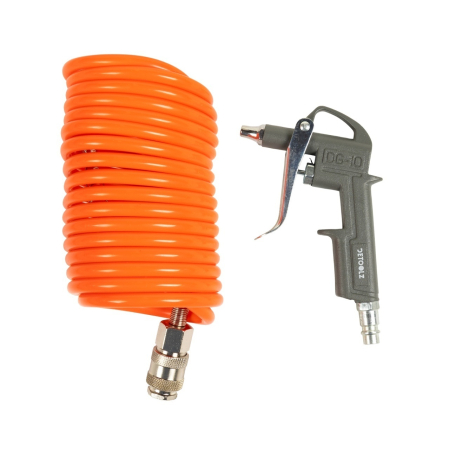 Kit accesorii aer comprimat Detoolz, 5 piese, cupla rapida [7]