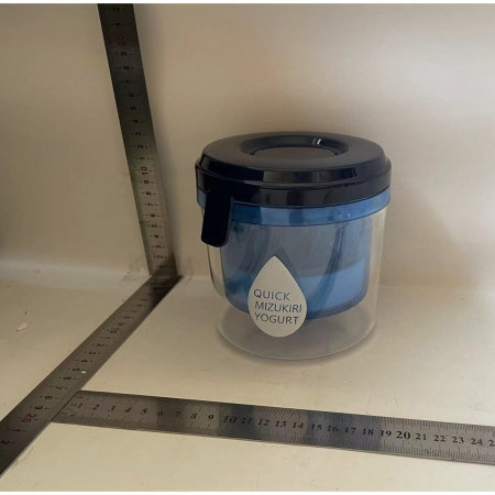 Kit Presa Pentru Branza, Flippy, Filtru de Iaurt, Strecuratoare de Iaurt Grecesc, Filtru de Lapte, 15x14x15 cm, Albastru [1]