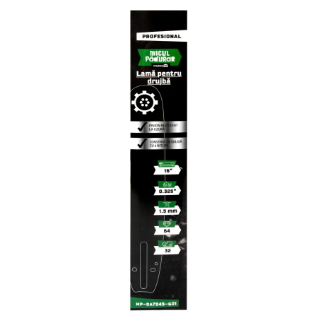  Drujbe - Lama Micul Padurar Profesional, 16'' .325'' 1.5mm 64P 32D 6N