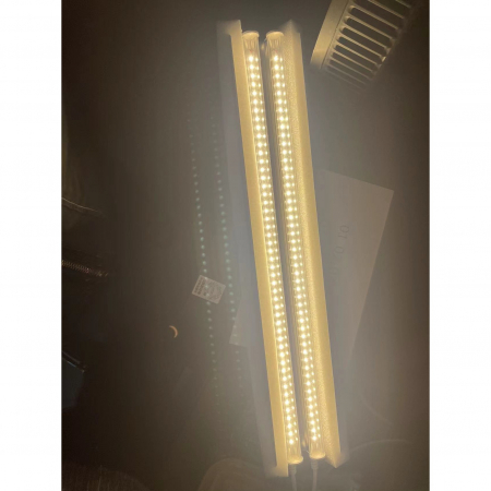 Lampa dubla pentru cresterea plantelor Flippy, 50 cm, T5, tehnologie LED, nu afecteaza plantele, potrivit pentru intregul ciclu de crestere, lumina alb calda [10]