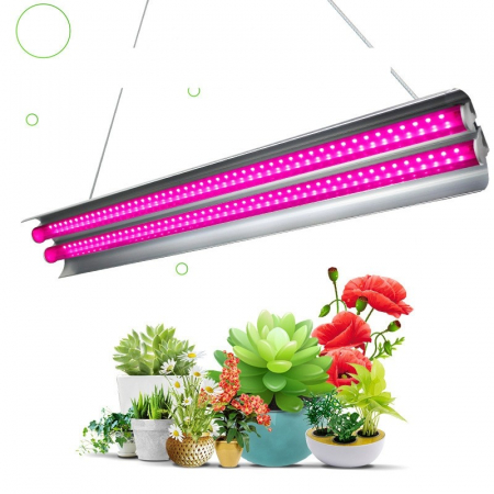 Lichidare Lampa dubla pentru cresterea plantelor Flippy, 50 cm, T5, tehnologie LED, nu afecteaza plantele, potrivit pentru intregul ciclu de crestere, multicolor [7]