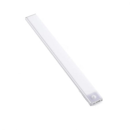 Pentru Casa si Camping - Lampa LED cu Senzor de Lumina si Miscare 20 cm Flippy, Intensitate Reglabila, Suport Magnetic, 34 LED-uri, 71.49lm , Acumulator 450mAh cu Reincarcare prin USB-C, pentru Bucatarie, Hol, Dressing, Garaj